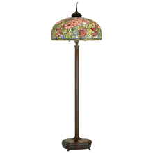 Meyda 66516 Tiffany Oriental Poppy 78" High Floor Lamp