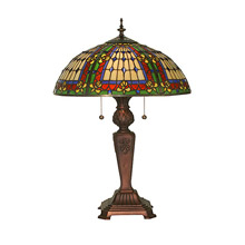 Meyda 81097 Tiffany Fleur-De-Lis Table Lamp
