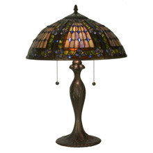 Meyda 81447 Tiffany Fleur-De-Lis Table Lamps