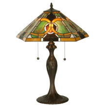 Meyda 81458 Tiffany Moroccan Table Lamp