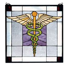 Meyda 81519 Tiffany Physician Stained Glass Window