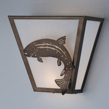 Meyda 81981 Leaping Trout Wall Sconce