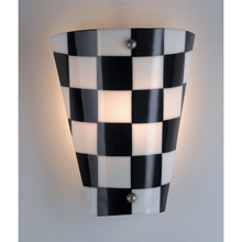 Meyda 82473 Brother Mario Fused Glass Wall Sconce