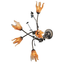 Meyda 82751 Blossoming Tigerlily Wall Sconce