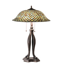 Meyda 98134 Tiffany Fishscale 30" High Table Lamp
