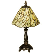Tiffany Jadestone Willow Mini Table Lamp - Meyda Tiffany 103041