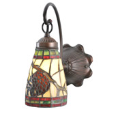 Rustic Pinecone Dome Wall Sconce - Meyda 106293
