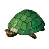 Novelty Turtle Tiffany Glass Accent Lamp - Meyda 10750