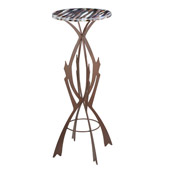 Contemporary Marina Fused Glass Table - Meyda 108010