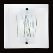 Contemporary Twigs Fused Glass Wall Sconce - Meyda 111927
