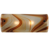 Contemporary Cylinder Curaco Swirl Wall Sconce - Meyda 113008