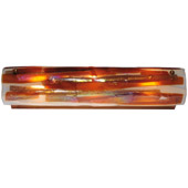Contemporary Marina Fused Glass Vanity Light - Meyda 115524