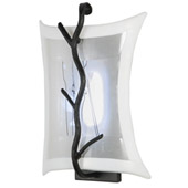 Contemporary Twigs Fused Glass LED Wall Sconce - Meyda 116753