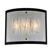 Contemporary Twigs Fused Glass Wall Sconce - Meyda 116897