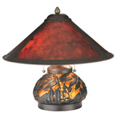 Craftsman/Mission Van Erp Dragonfly Table Lamp - Meyda 118681