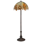 Tiffany Laburnum Jadestone Floor Lamp - Meyda 120518