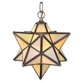 Traditional Moravian Star Hanging Pendant - Meyda Tiffany 12133