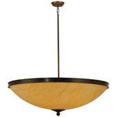 Contemporary Dionne Inverted Bowl Pendant - Meyda 121756