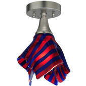 Contemporary Metro Fusion Handkerchief Satrial's Dream Flush Mount - Meyda 125805