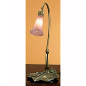 Victorian Favrile Lily Table Lamp - Meyda Tiffany 12615