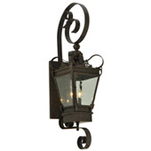 Traditional Verona Outdoor Wall Lantern - Meyda 129261