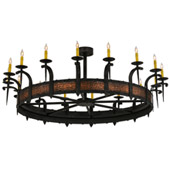 Traditional Costello Gothic 16 Light Chandelier - Meyda 130021