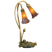 Victorian Favrile Lily Table Lamp - Meyda Tiffany 13008