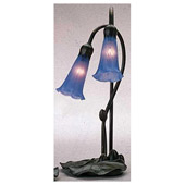Victorian Favrile Lily Table Lamp - Meyda Tiffany 13064