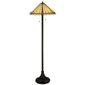 Craftsman/Mission Belvidere Floor Lamp - Meyda 130742