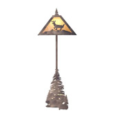 Rustic Lone Deer Floor Lamp - Meyda 13260