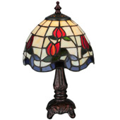 Tiffany Roseborder Mini Lamp - Meyda 132663