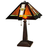 Craftsman/Mission Montana Table Lamp - Meyda 132673