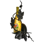 Tuscan Vineyard Personalized Wine Bottle Wall Sconce - Meyda 133012