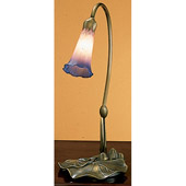 Victorian Favrile Lily Table Lamp - Meyda Tiffany 13394