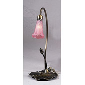 Victorian Pond Lily Accent Lamp - Meyda 13447