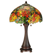 Tiffany Lamella Table Lamp - Meyda 138122