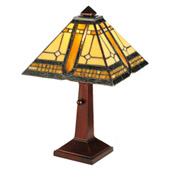 Craftsman/Mission Sierra Prairie Accent Lamp - Meyda 142879