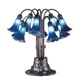 Victorian Pond Lily Table Lamp - Meyda Tiffany 14397