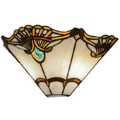 Tiffany Shell With Jewels Wall Sconce - Meyda 144020