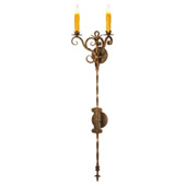 Traditional Palmira Gothic Wall Sconce - Meyda 147596