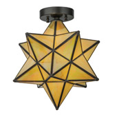 Traditional Moravian Star Flush Mount Ceiling Fixture - Meyda 148883