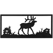 Rustic Lone Elk 18"W Wall Art - Meyda 162075