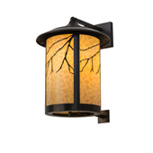 Fulton 16"W Branches Solid Mount Wall Sconce - Meyda 169208