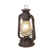 Rustic Miner's Lantern 12"H Table Lamp - Meyda 170032