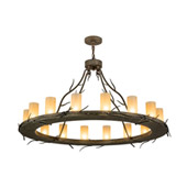 Transitional Loxley 48"W Branches 16 LT Chandelier - Meyda 172808