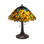 Follaje 18"H Table Lamp - Meyda 185544