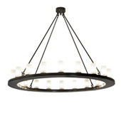 Transitional Loxley 60" Wide 20 Light Chandelier - Meyda 190596