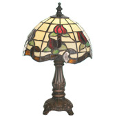 Tiffany Roseborder Table Lamp - Meyda Tiffany 19189