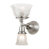 Traditional Revival 7.5" Wide Gas & Electric 2 Light Gas & Electric Wall Sconce - Meyda 192906