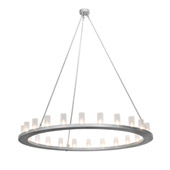 Transitional Loxley 72" Wide 24 Light Chandelier - Meyda 196702